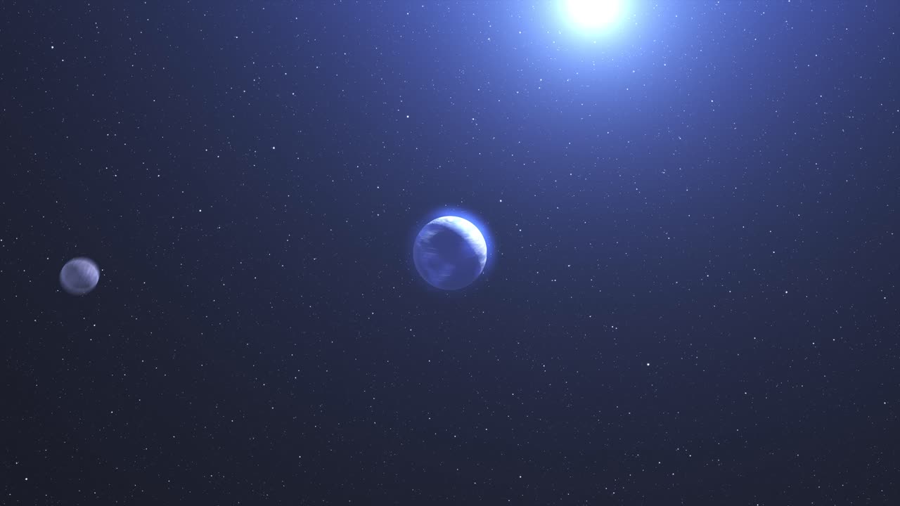 Celestial Bodies in Space