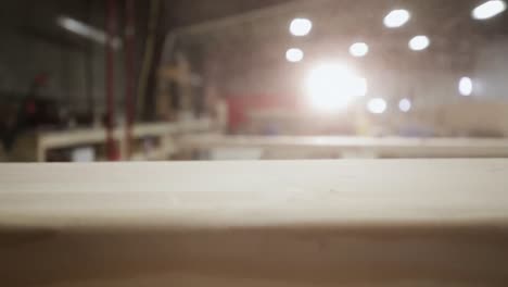 carpenter at work in woodshop