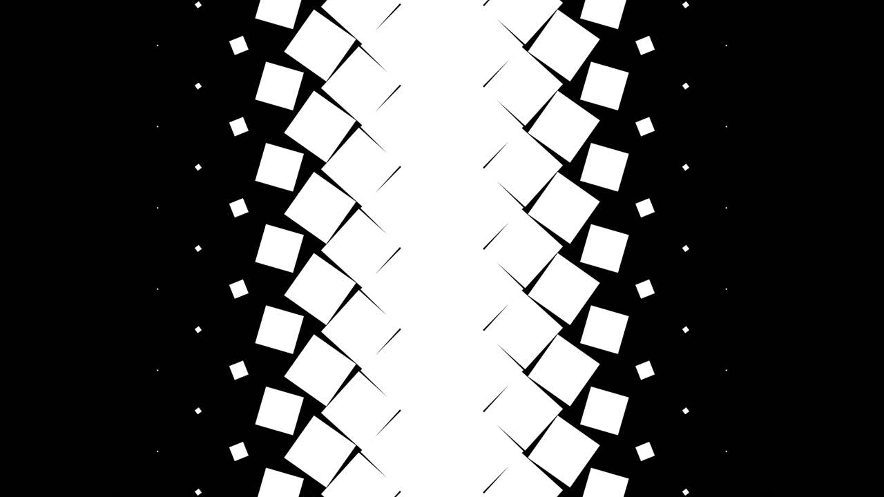 Geometric Square Pattern Expanding Transition