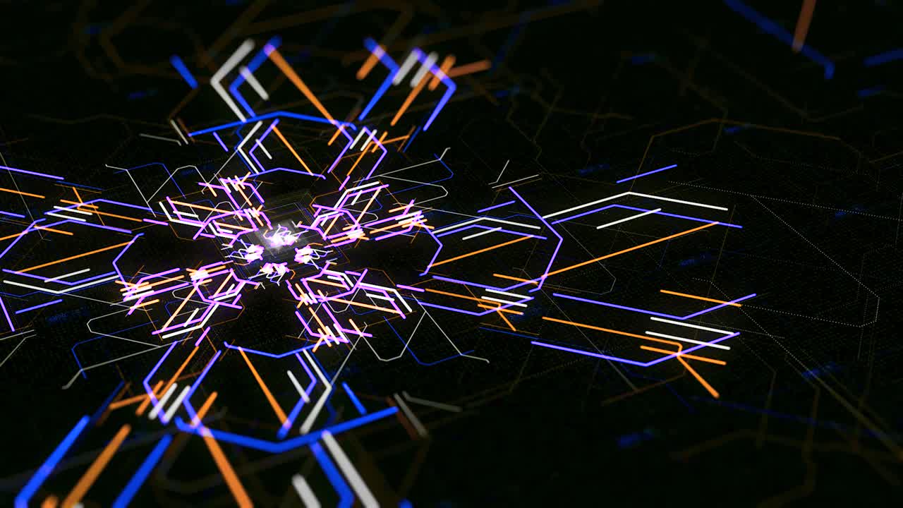 абстрактный футуристический технологический дизайн