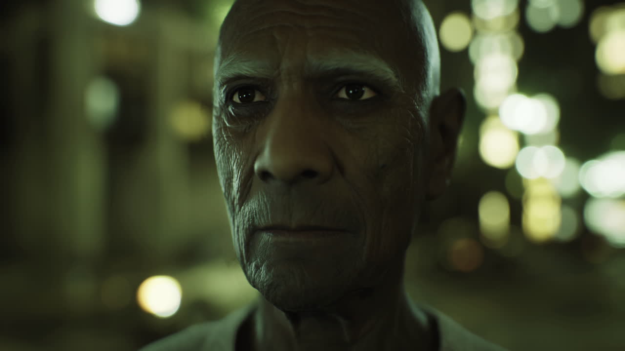 retrato de un hombre anciano