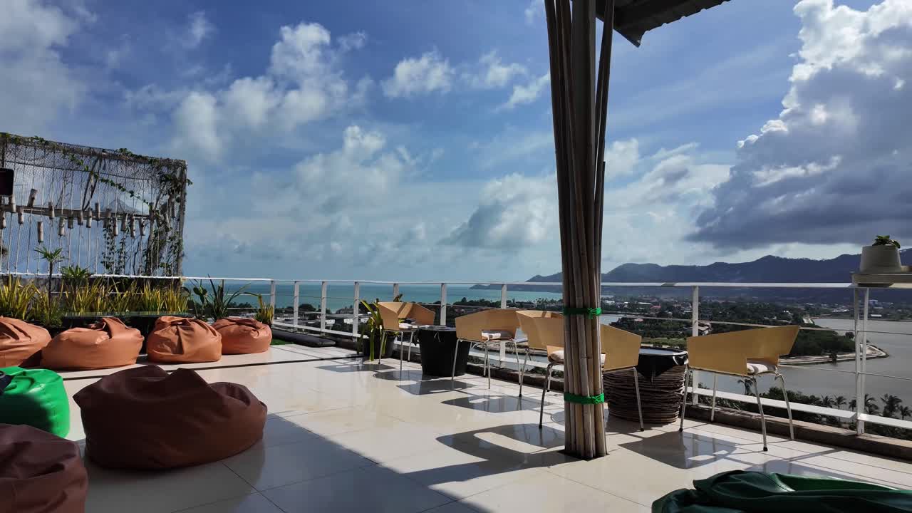 Koh Samui island skybar viewpoint Chaweng lake Gulf of Thailand relaxing