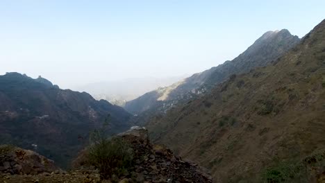 Haraz-area-in-Sana'a-Yemen,-it-is-very-harsh-and-high-mountains-lack-of-services