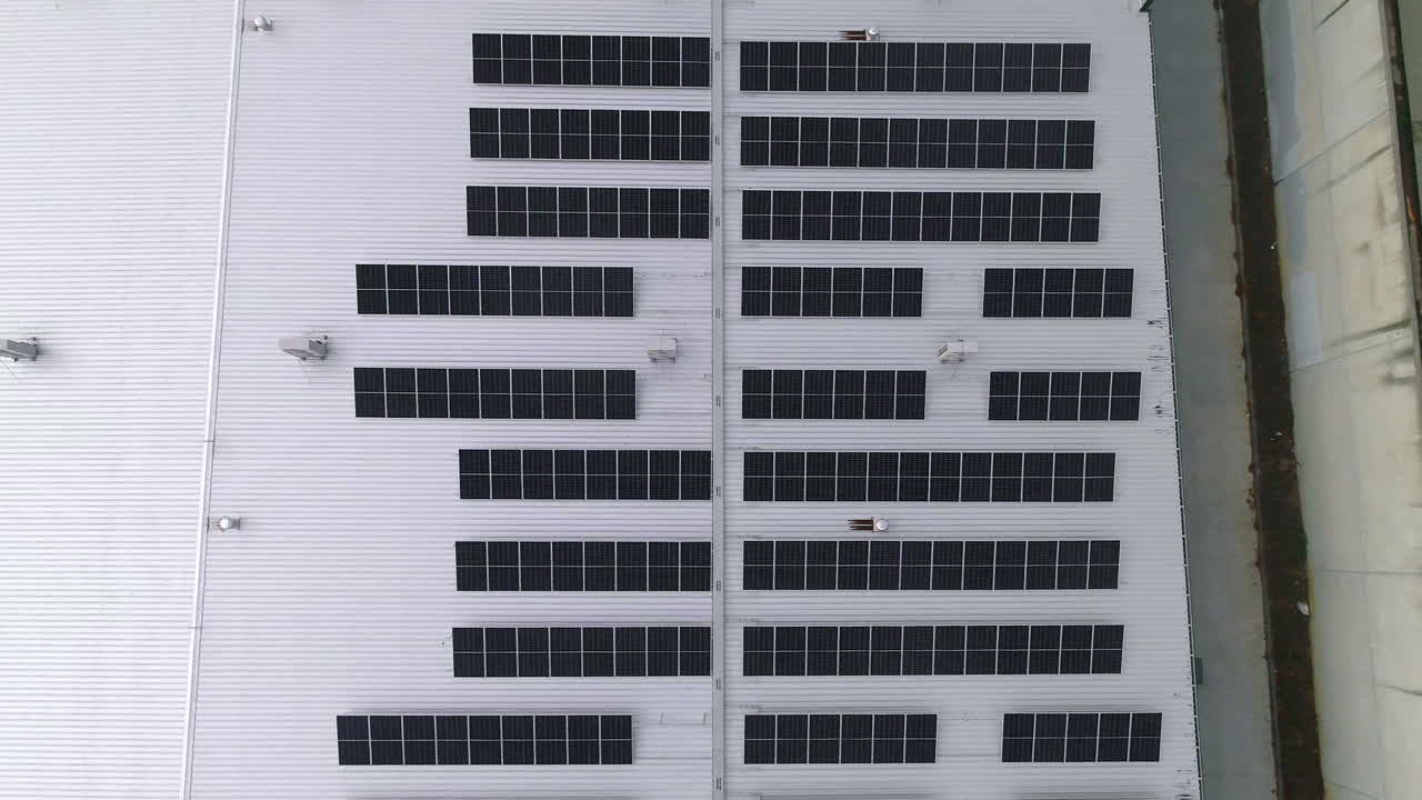 Drone pull away of solar panels