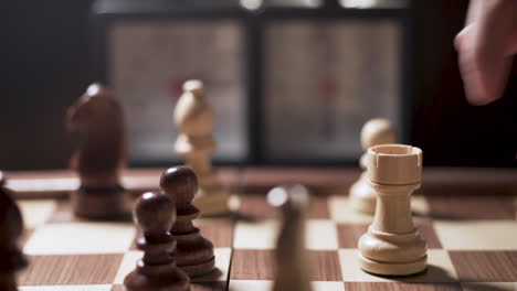 moving the rook one square in a strategic chess move