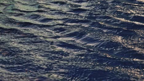 close-up of blue water waves