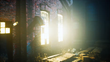 old-dark-factory-warehouse-alley-at-night