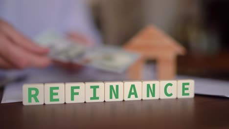 person refinancing a mortgage on a property