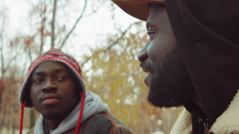 African-American-Men-Speaking-in-Park