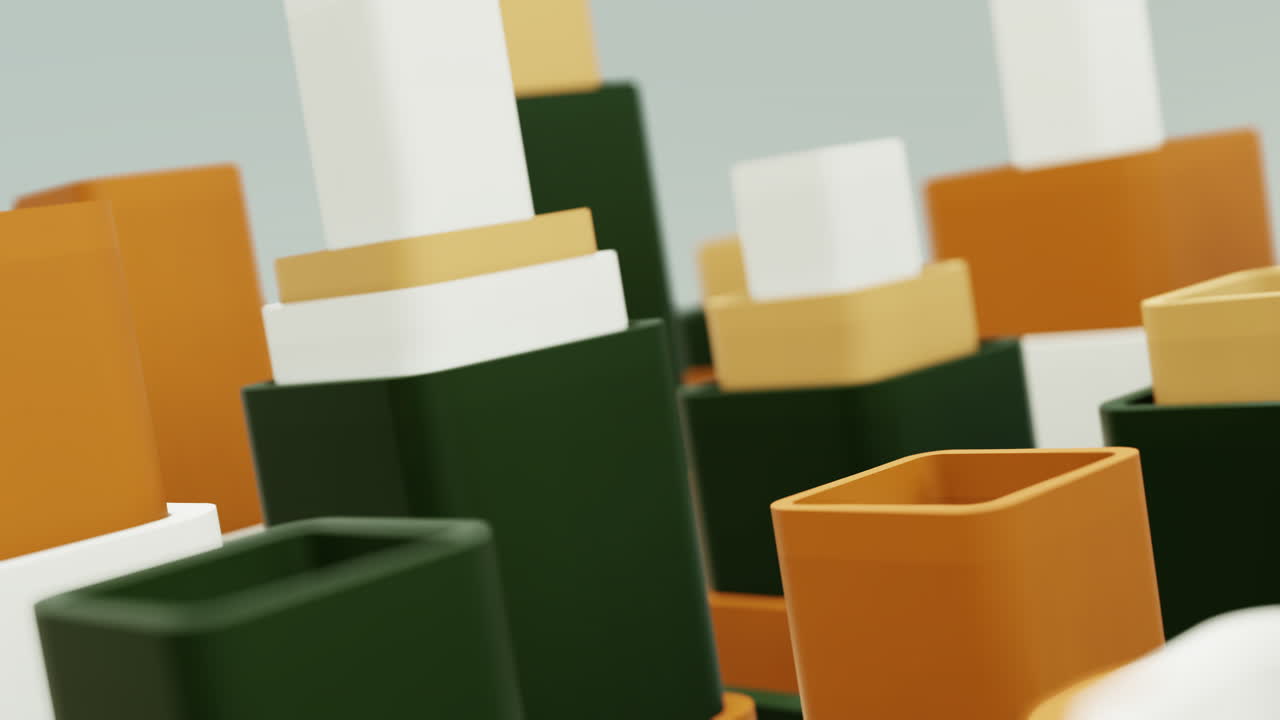 paisaje urbano geométrico abstracto