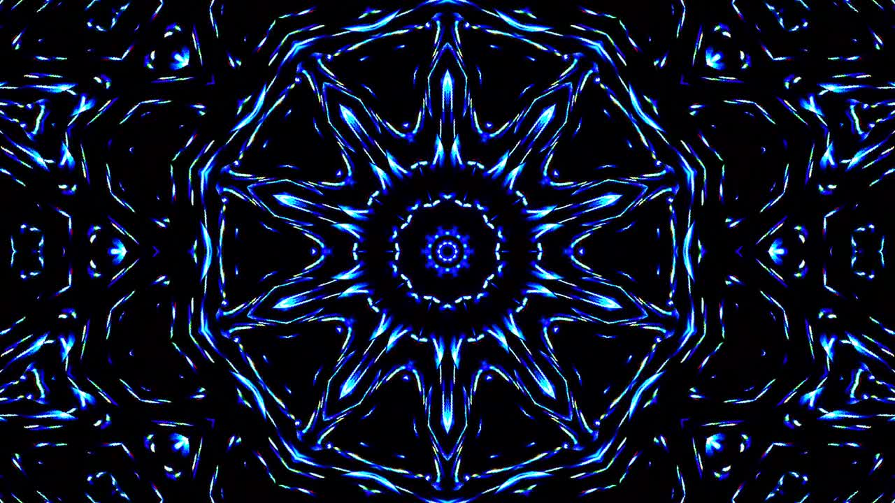 luz abstracta brillante que gobierna el color completo, caleidoscopio