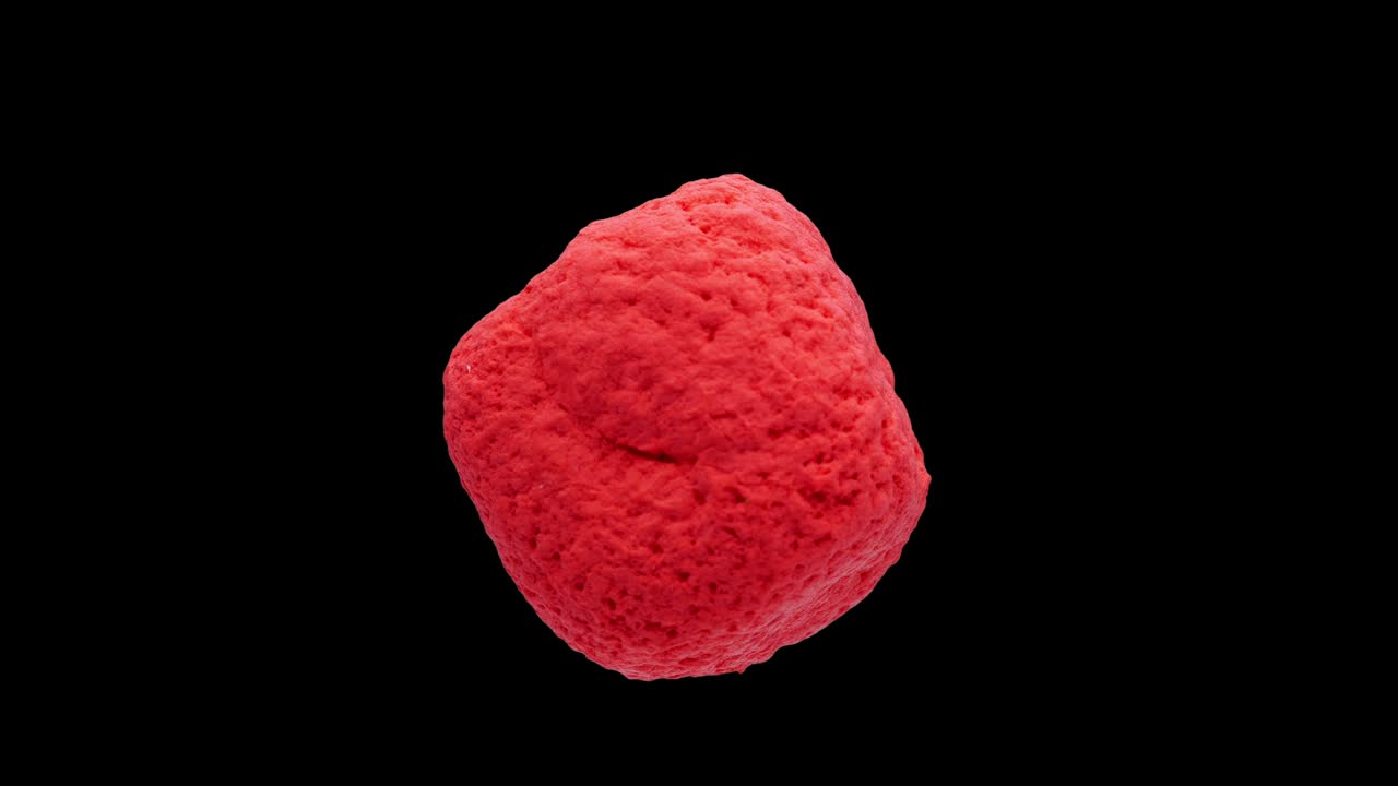 rotación de un objeto abstracto.