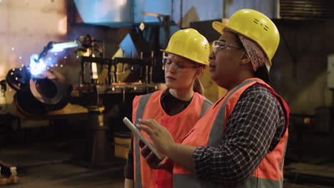 women working in a factory