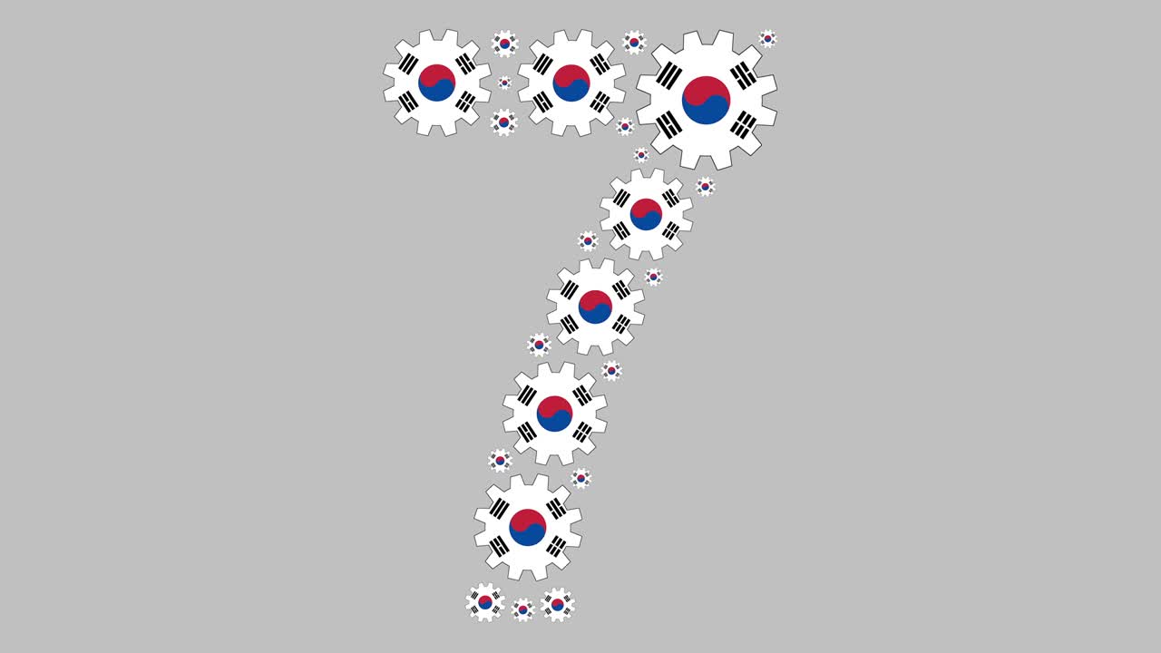 South korean number seven