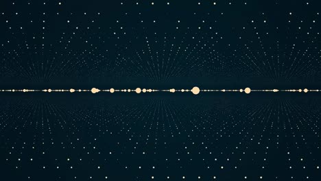 cámara moviéndose en un bucle de espacio infinito de cuadrícula 3d. fondo de movimiento de alta definición con un túnel infinito de líneas y formas coloridas girando sobre fondo negro. terreno digital infinito moviéndose hacia adelante en el aspecto retro de la vieja escuela. colorido