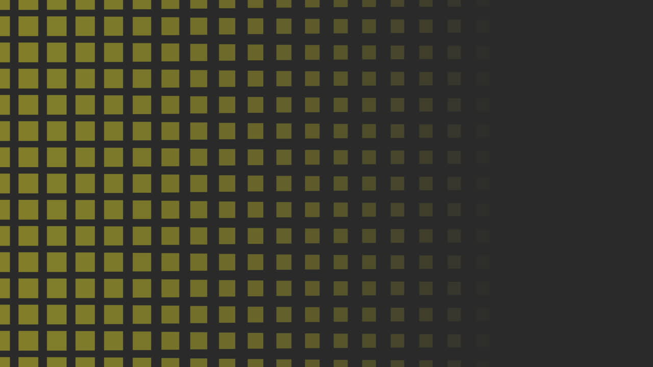 fondo abstracto de cuadrados amarillos geométricos de introducción de movimiento