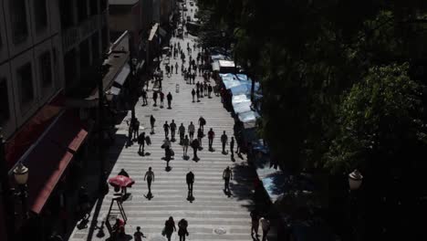 market street seen from above with harsh sunlight-1