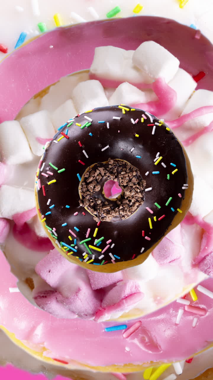 una colección de rosquillas