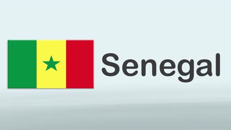 3d-Presentation-promo-intro-in-white-background-with-a-colorful-ribon-of-the-flag-and-country-of-Senegal