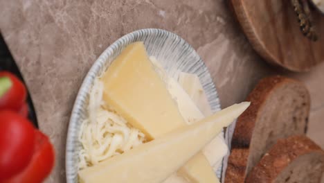cheese and bread
