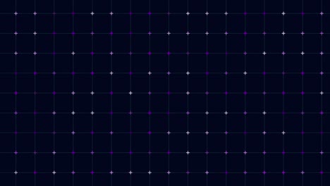 green neon crosses pattern with grid lines