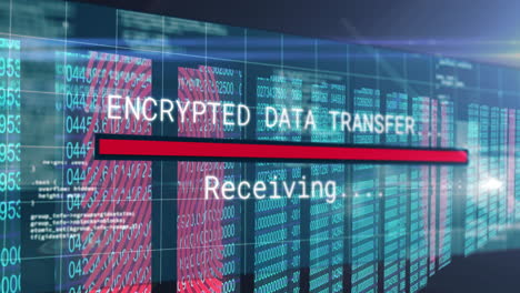 animación de texto, procesamiento de datos a través de servidores informáticos