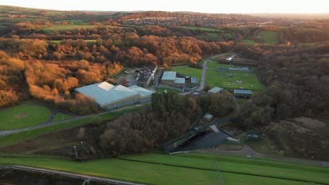 water treatment facility in english countryside