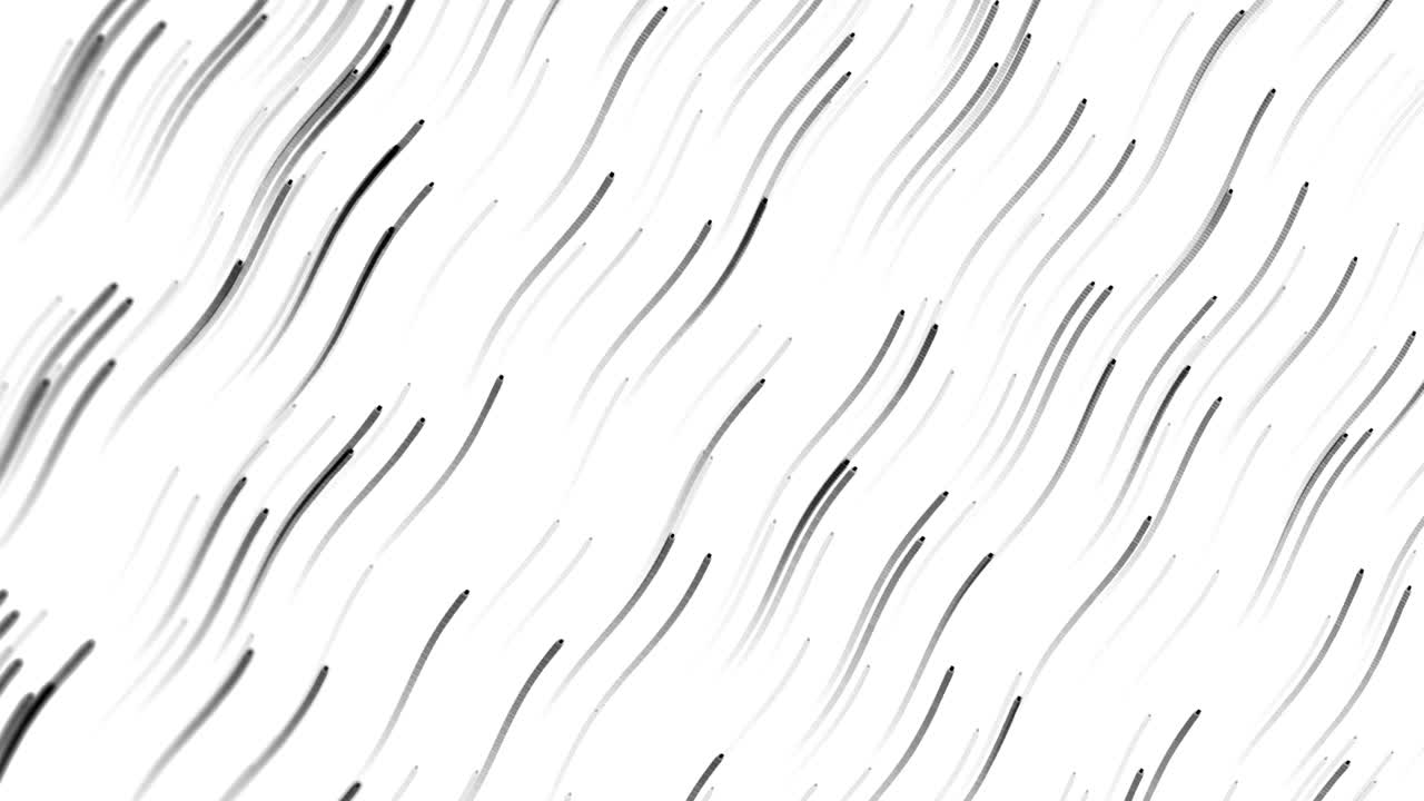 Animation of glowing lights trail against white background