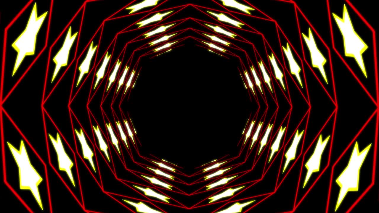 Cyber tunnel progress animation motion graphics