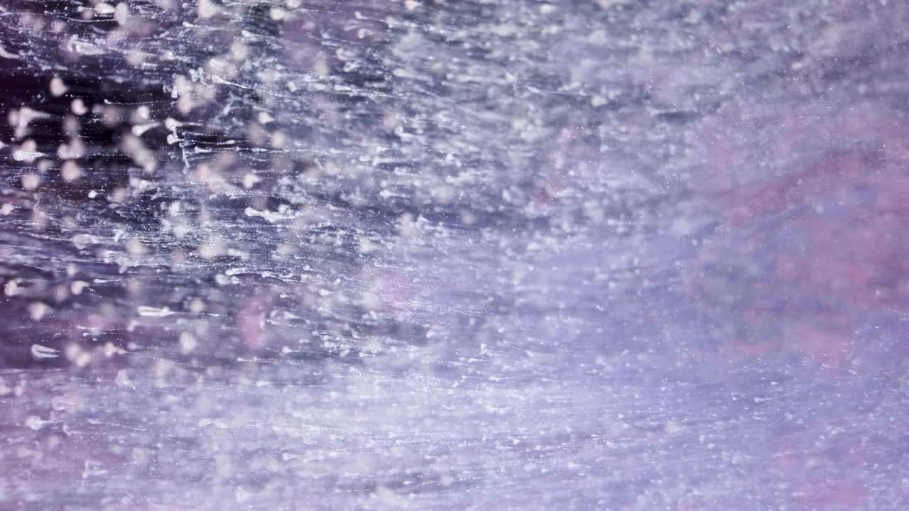 물 속의 다채로운 잉크 페인트 배경, 물 에서 잉크 흐름