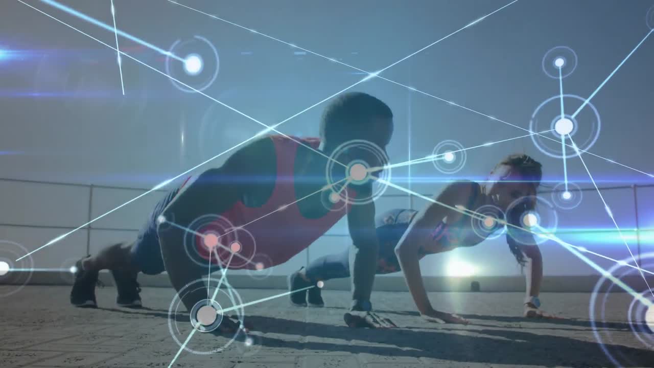 야외 운동을 하는 여성과 남성에 대한 연결 네트워크의 활성화