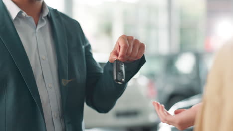 transacción de concesionario de automóviles