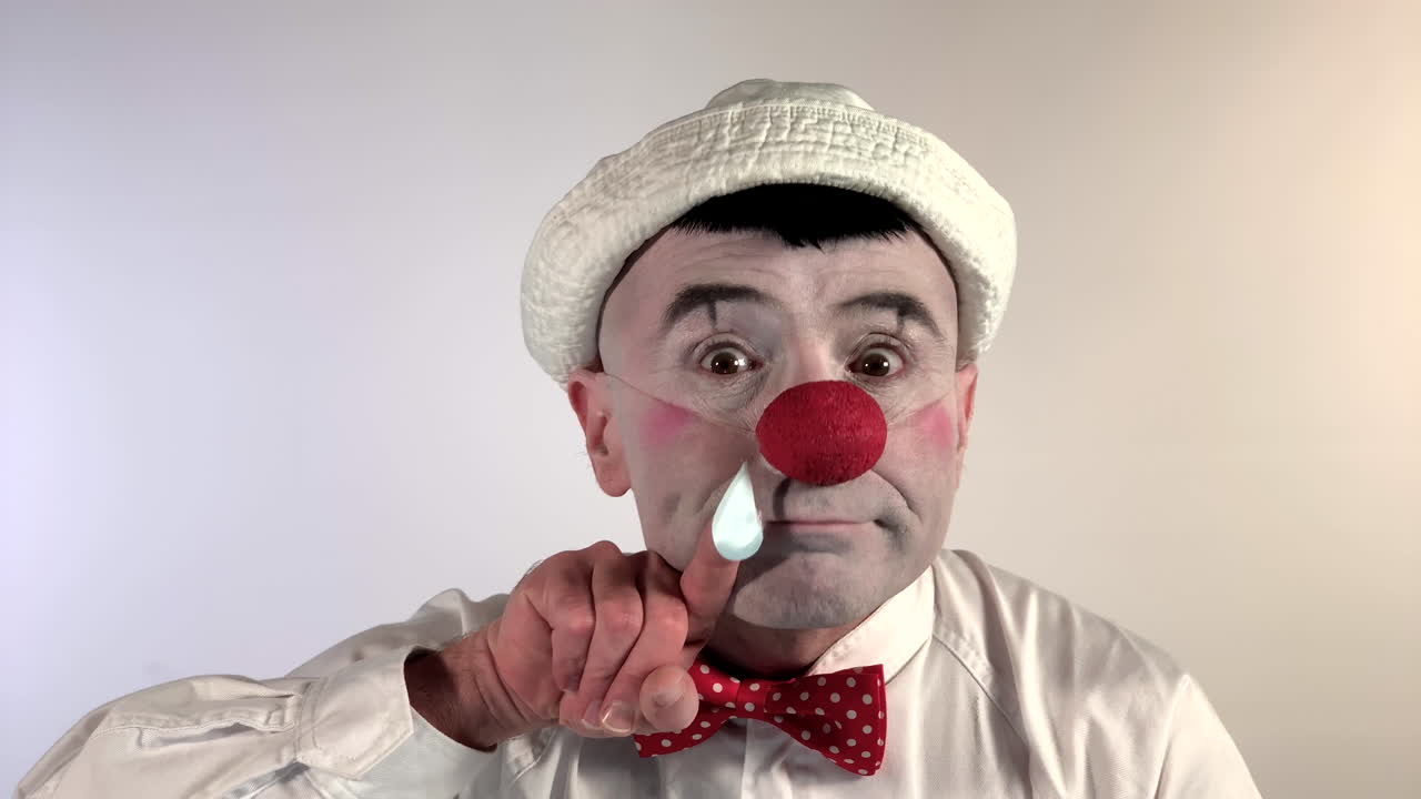 payaso emoji - cara de estornudo