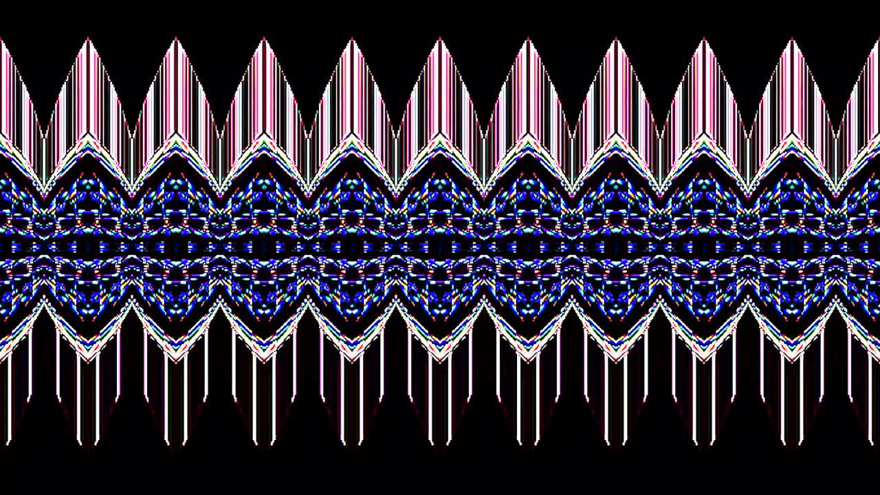 videos that glow, shine brightly that regulate subtle movements with colorful stripes