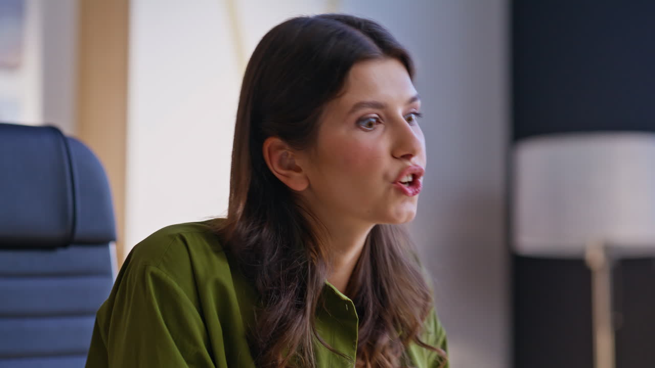 Professional woman in office setting