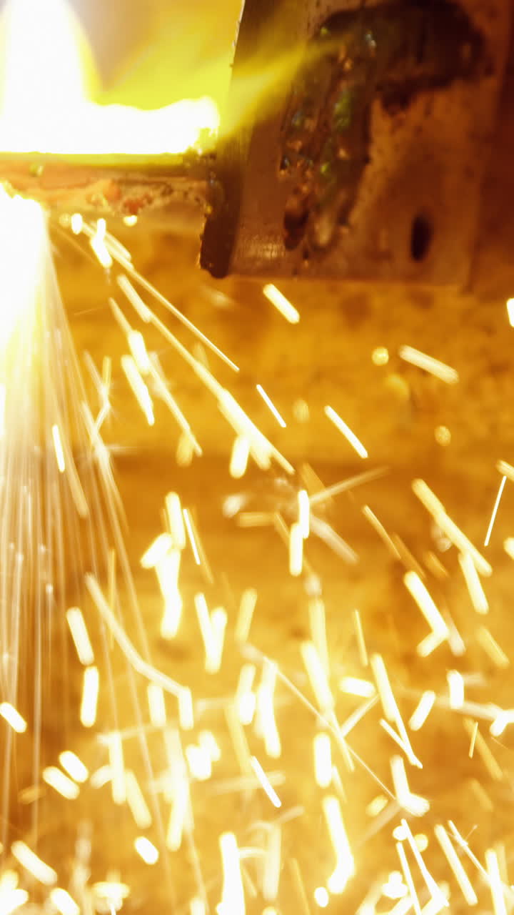 Welder welding a metal