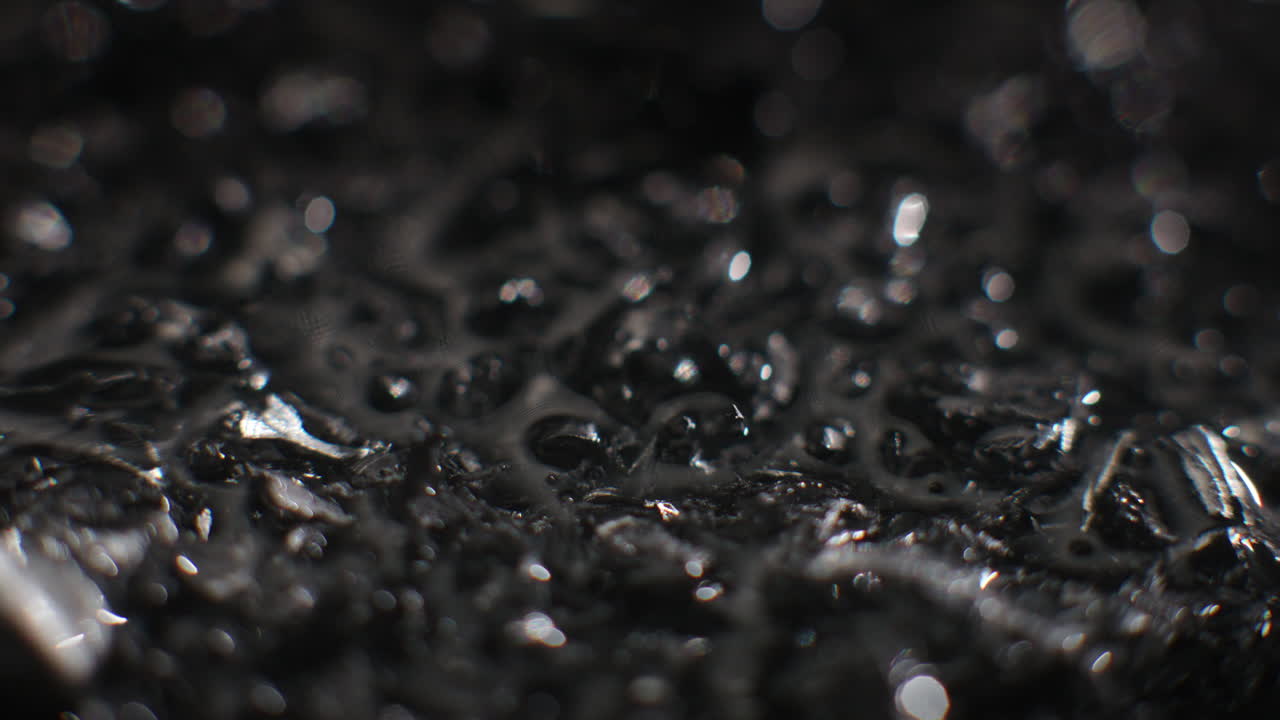 Silver fillings close-up