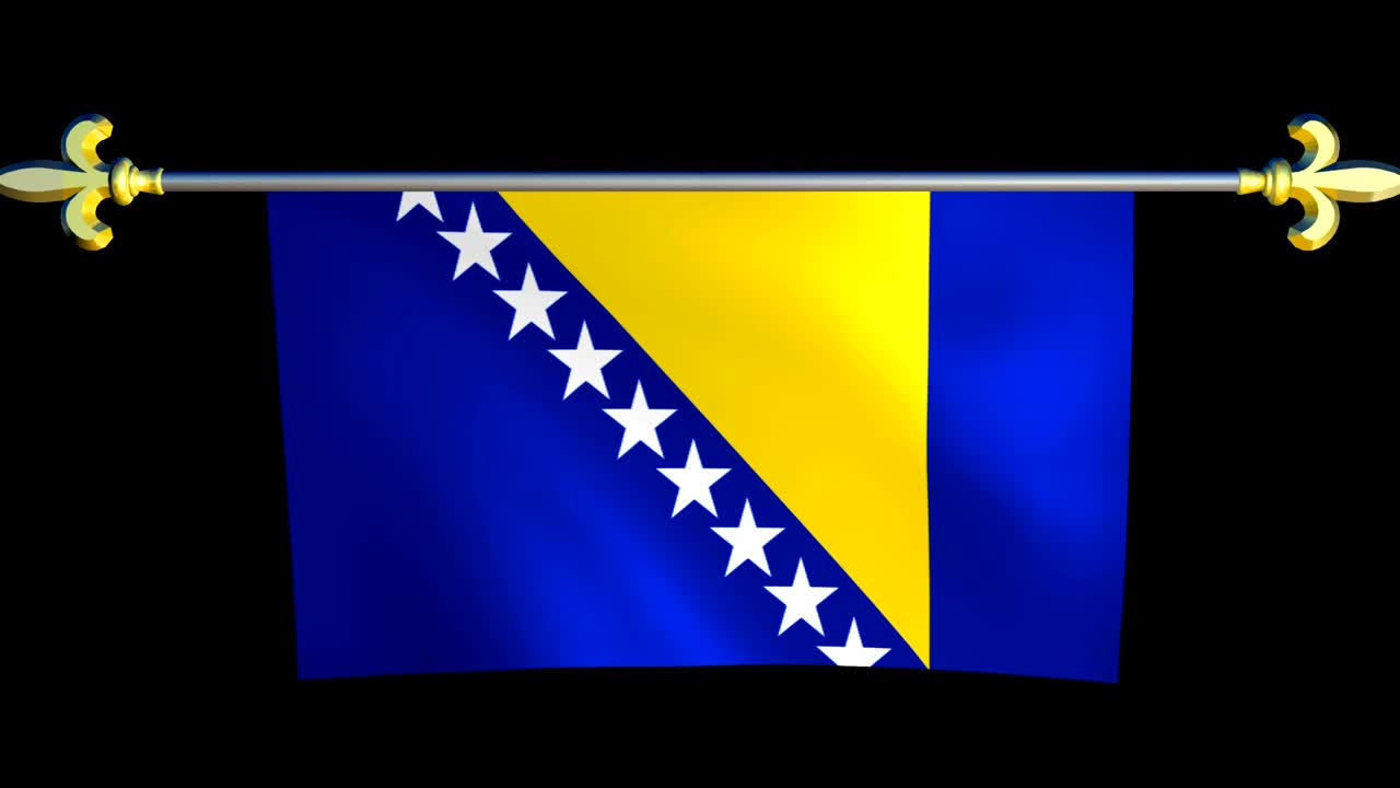 보스니아 헤르체고비나의 큰 루핑 애니메이션 발