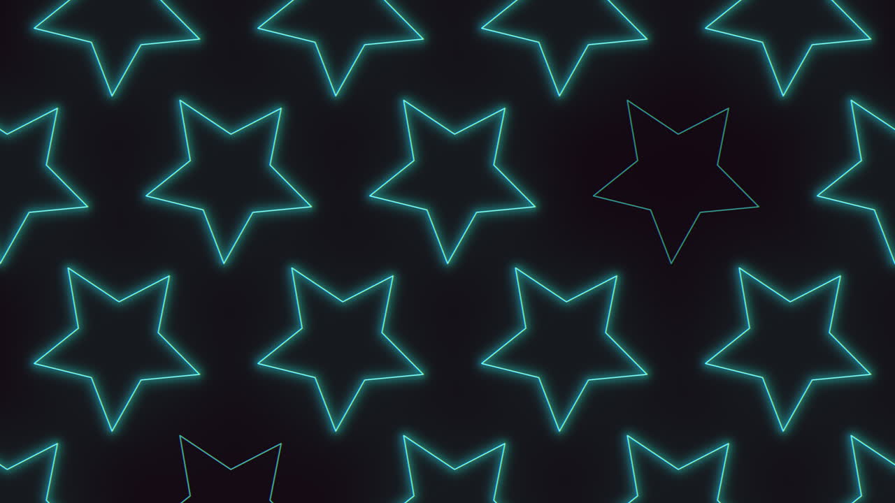 patrón de estrella azul dinámico en fondo oscuro