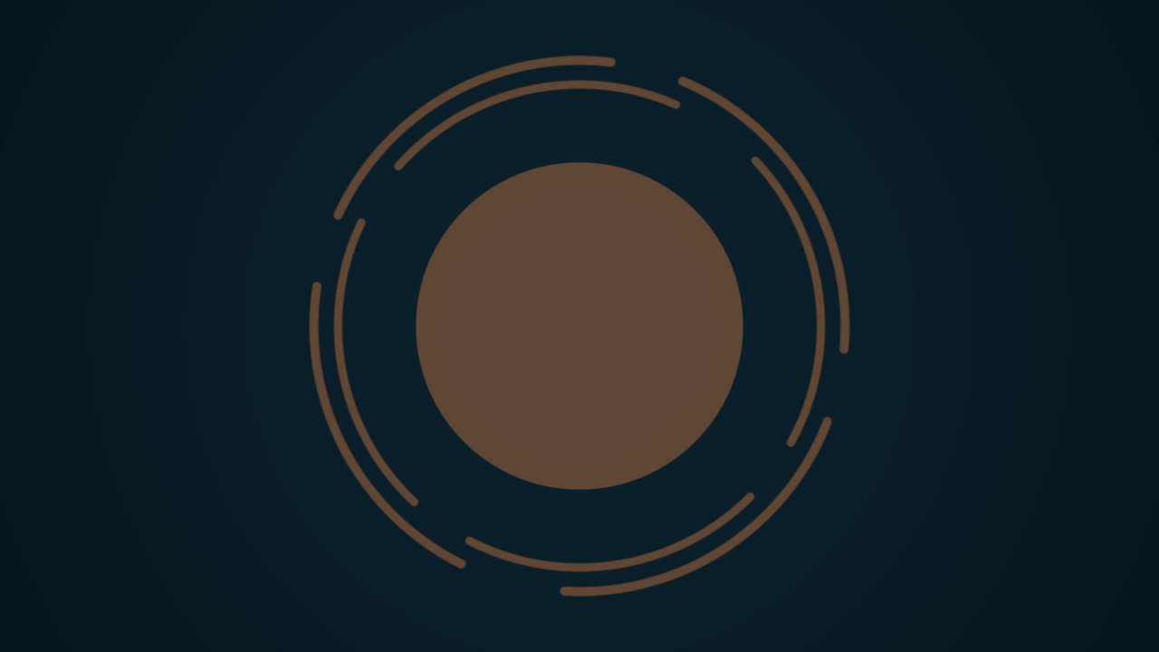 그라데이션 갈색 고리와 원형 패턴