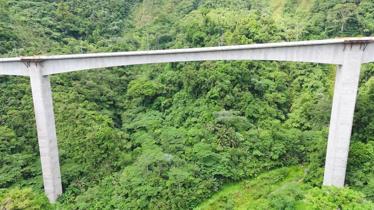 Southern Leyte’s Agas-Agas Concrete Bridge Spanning a Verdant Gorge on the National Highway