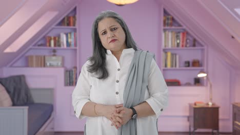 Angry-Indian-mother-looking-to-the-camera