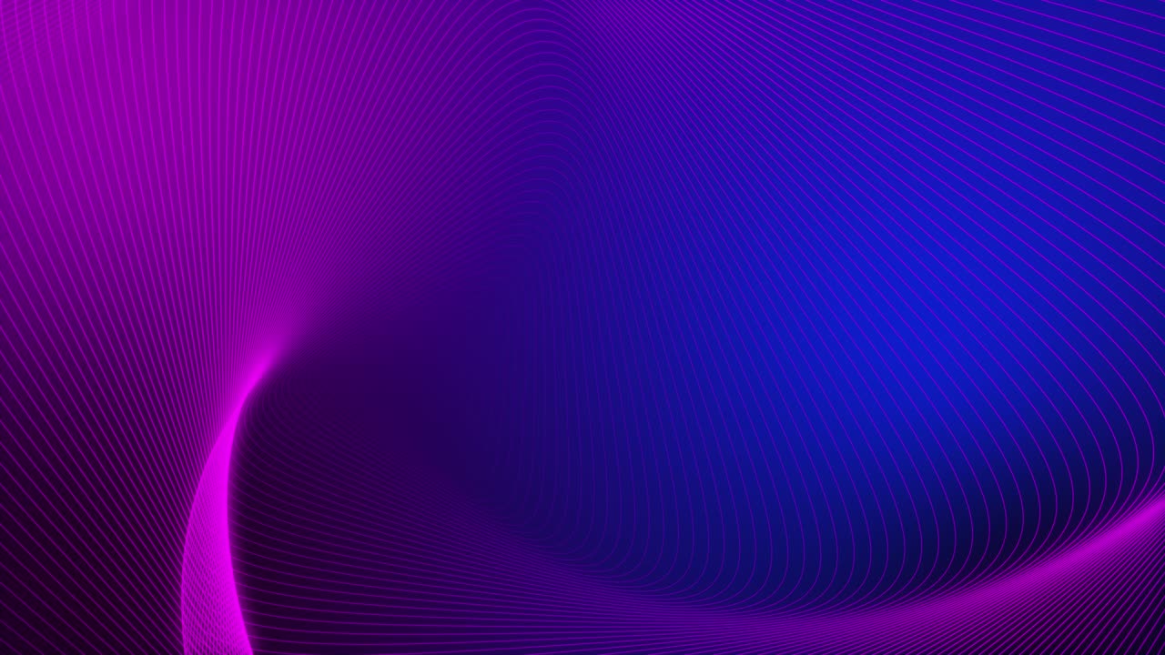 bucle sin costuras líneas brillantes de neón abstractas, concepto de luz espacial de energía mágica, fondo abstracto.