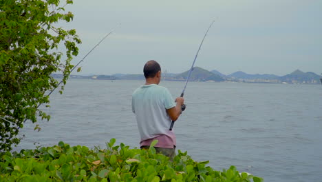 men fishing in rio de janeiro