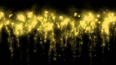 las partículas de color de las chispas animación gráficos de movimiento