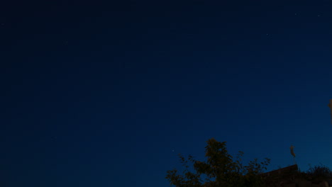 night-lapse in a village that's located in estonia