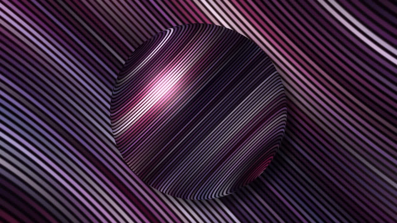 esfera abstracta con líneas diagonales