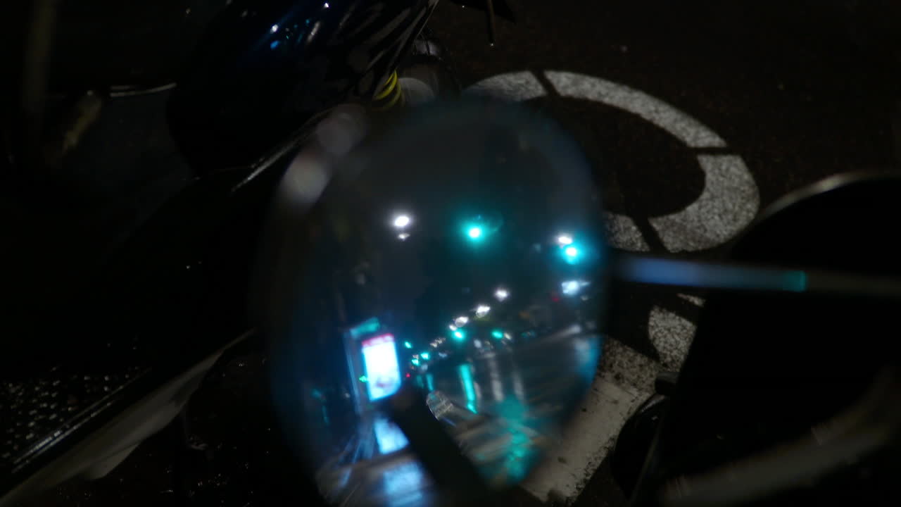 야간 도시 스트리트 뷰