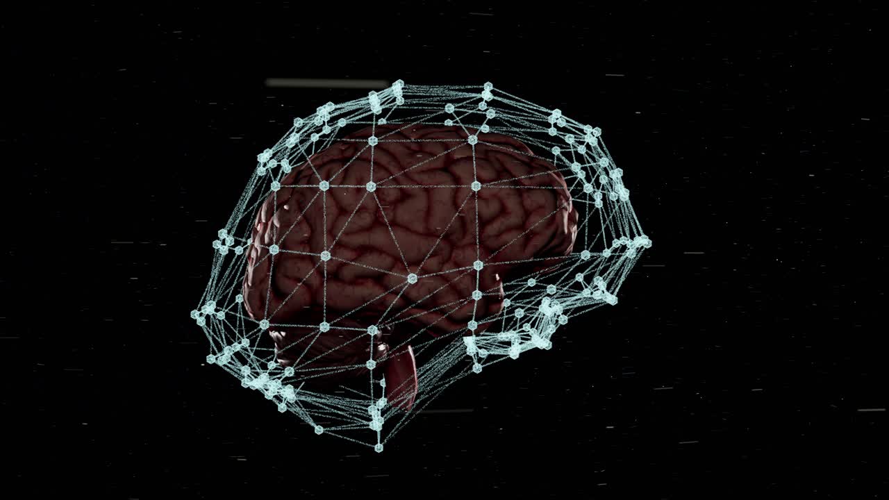 Digital Brain Network And Artificial Intelligence Concept