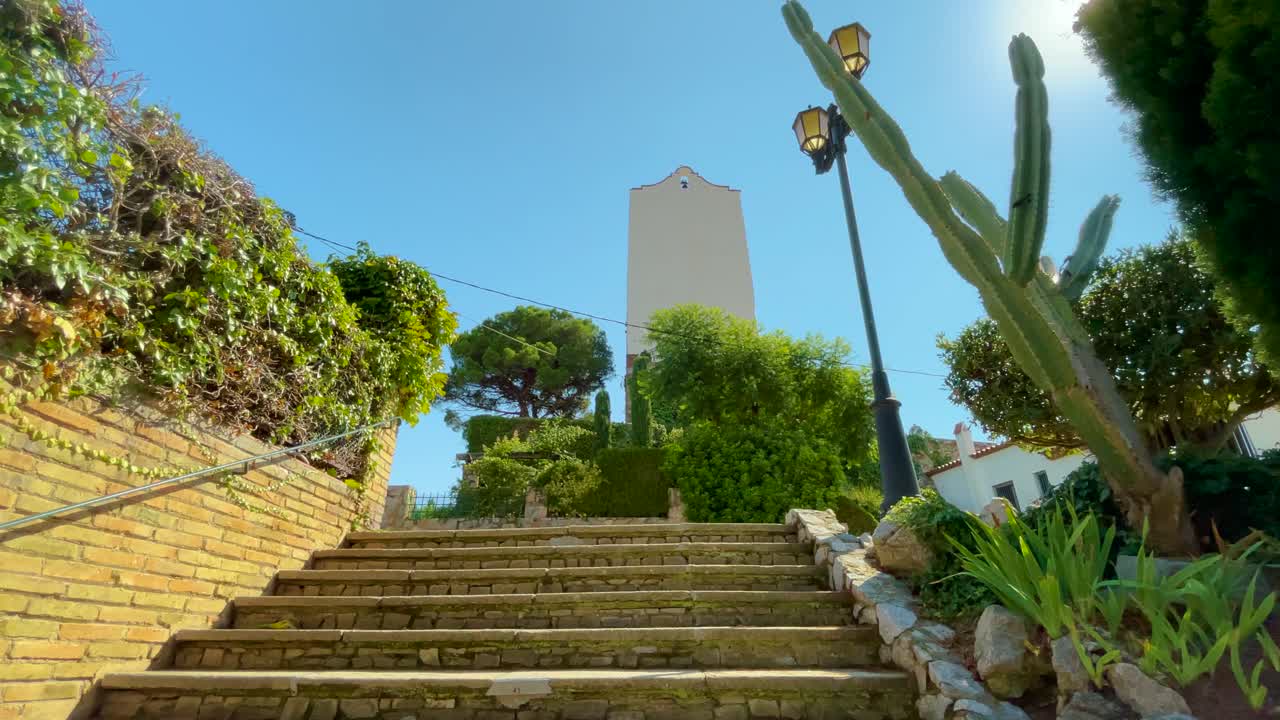 산트 폴 데 마르 교회 코스타 델 마레스메 바르셀로나 스페인